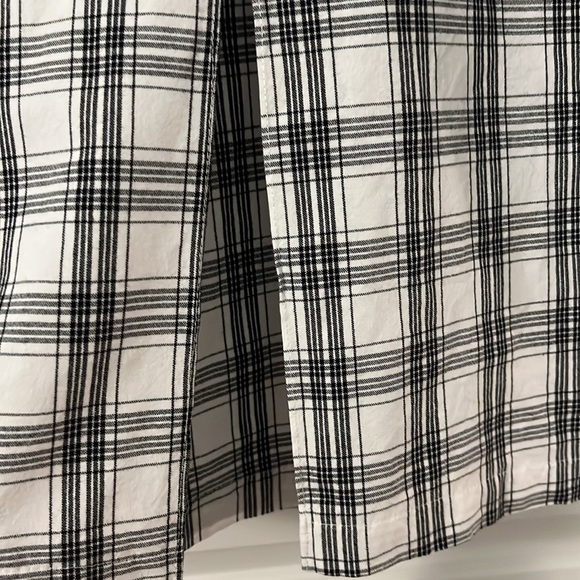 Vitamin checkered jacket black and white blazer Large squares workwear pockets - Picture 10 of 16